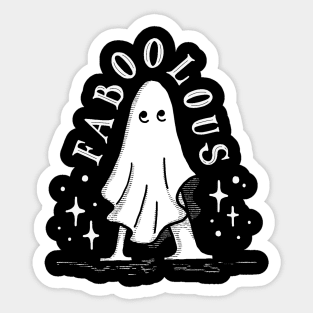 Faboolous Boo Sticker